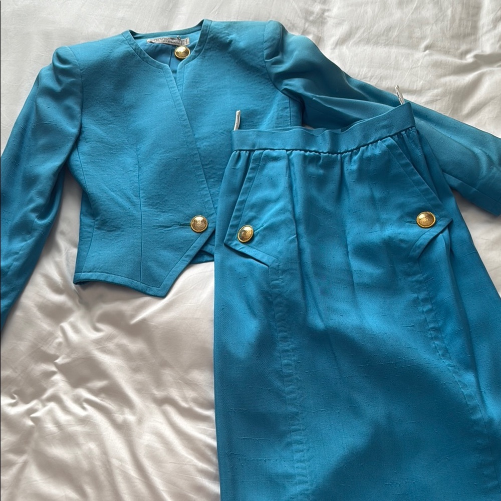 Vintage Givenchy Nouvelle Boutique Skirt Suit - pls read